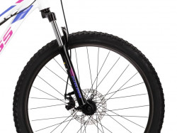 Bicicleta MTB KROSS LEA 3.0 SR D 27.5" Alb-Roz S