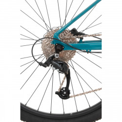 Bicicleta Rock Machine Manhattan 90-29/3 29 Albastru Petrol/Negru/Verde Neon - Img 3