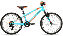 Bicicleta Rock Machine Thunder 20/2 VB 20 Albastru Cyan/Negru/Portocaliu 10