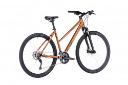 Bicicleta Trekking-Oras CUBE NATURE PRO TRAPEZE Gold Black
