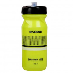 Bidon ZEFAL Sense M65 Soft-Cap 650 ml Galben-Neon