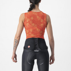 Bluza de corp fara maneci Castelli Pro Mesh 4 W SL, de dama, Portocaliu, S - Img 2