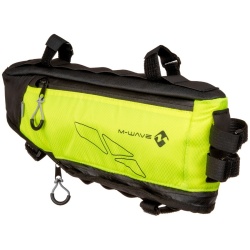 Borseta Cadru Impermeabila M-WAVE "BP TRIANGLE" Galben Neon/Negru - Img 5
