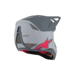 Casca Alpinestars Missile Tech Racer Helmet Light Gray Dark Gray Matt L - Img 2