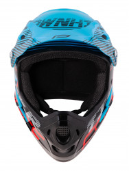 Casca Force Tiger Downhill Negru/Albastru/Rosu - Img 3