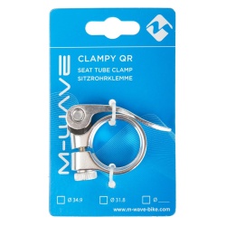 Colier Tija Sa M-WAVE "CLAMPY QR"-31.8 mm Silver - Img 4