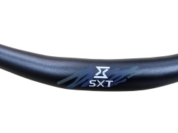Ghidon Aluminiu MTB SXT- Black Shiny 31.8 -800mm Rise 30 - Img 2