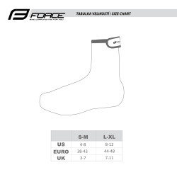 Huse pantofi Force Lycra Road Fluo - Img 3