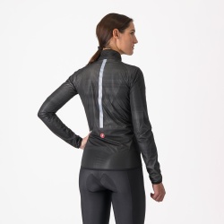 Jacheta de ploaie Castelli Squall Shell W, pentru femei, negru deschis/gri argintiu, L - Img 3