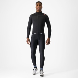 Jacheta de ploaie Castelli Ultra Rain Cape, pentru barbati, negru/argintiu reflex, XXL - Img 3