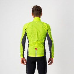 Jacheta de vant Castelli Squadra Stretch Galben Fluo/Antracit - Img 2