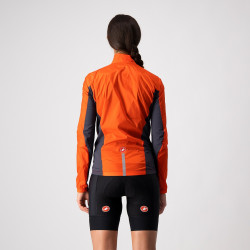 Jacheta de vant Castelli Squadra Stretch W de dama Portocaliu - Img 2