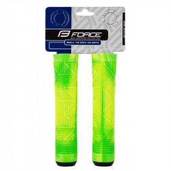 Mansoane Force BMX 145, cauciuc, Verde-galben