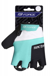 Manusi Force Sector Lady gel negru/turcoaz XL - Img 2