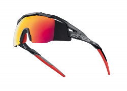 Ochelari Force Everest, lentila rosie oglinda, negru mat