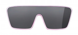Ochelari Force Scope, lentila neagra oglinda, roz/alb - Img 3