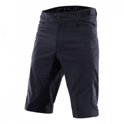 Pantaloni Scurti Bicicleta Cu Bazon Troy Lee Designs Flowline Solid Black