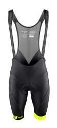 Pantaloni scurti cu bazon si bretele Force B51 negru/fluo