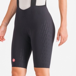 Pantaloni scurti cu bretele Castelli Free Aero Race S W, pentru femei, negru, M - Img 2