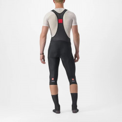 Pantaloni trei sferturi cu bretele CASTELLI Entrata 2 Negru
