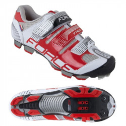 Pantofi Force Free MTB Alb/Rosu