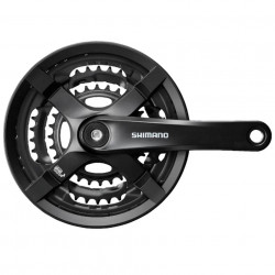 Pedalier Shimano Tourney FC-TY501, 48/38/28T 175mm cu CG