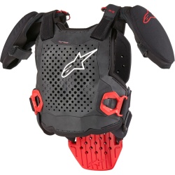 Protectie Corp Alpinestars A-5 S V2 Youth Chest pentru copii negru/alb/rosu L/XL