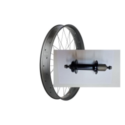 Roata Spate Fat-Bike SXT 26 - 36H FD 3/8 175-215 mm Ax