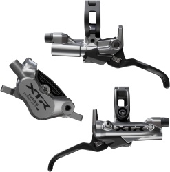 SET FRANE DE BICICLETA SHIMANO XTR BL-M9220 IN 4 PISTOANE F+S - Img 2
