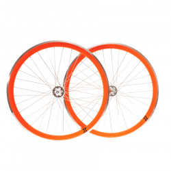 Set Roti Single Speed/Fixie SXT 700-32H 40 mm Portocaliu - Img 1
