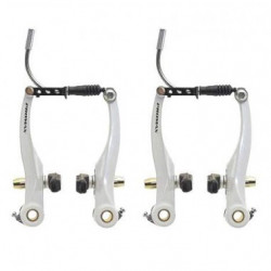 Set V-Brake Aluminiu Promax ( F+R ) Alb