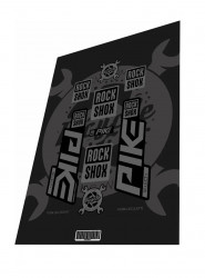 Stickere adezive furca ROCKSHOX Pike Select Plus Stealth Black 2021