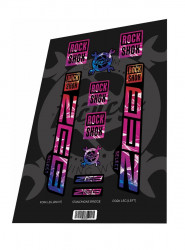 Stickere adezive furca ROCKSHOX Zeb Select 2022 Plastic Gradient