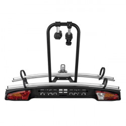 Suport biciclete Menabo Merak Tilting Plus pentru 3 biciclete cu prindere pe carligul de remorcare