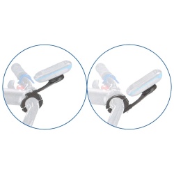 Suport Ghidon Aluminiu M-WAVE "Davenport Arm" pentru Garmin - Img 6