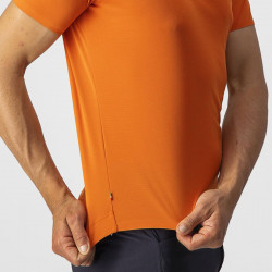 Tricou casual Castelli Tech 2 Tee Portocaliu - Img 4