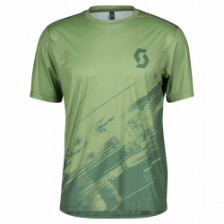 Tricou ciclism cu maneca scurta SCOTT Trail Vertic Men Frost Green-Smoked Green