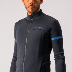 Tricou cu maneca lunga Castelli Fondo 2 FZ Negru/Albastru - Img 4