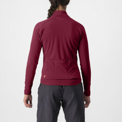 Tricou cu maneca lunga Castelli Unlimited Trail W, de dama, Visiniu, S - Img 2