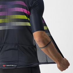 Tricou cu maneca scurta Castelli Endurance PRO Bleumarin/Roz/Galben Fluo - Img 3
