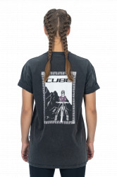 Tricou CUBE Organic WS T-Shirt Girl Power Black - Img 3