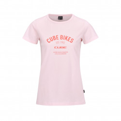 Tricou Dama CUBE Organic WS Brand Rose