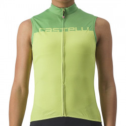 Tricou fara maneci Castelli Velocissima SL de dama Lime/Verde