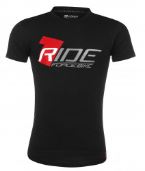 Tricou Force Ride maneci scurte negru