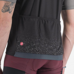 Tricou maneca scurta Castelli Unlimited Entrata Gri Negru