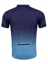 Tricou maneca scurta Force MTB Angle albastru - Img 2