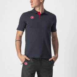 Tricou polo Castelli Race Day, Negru, XXL