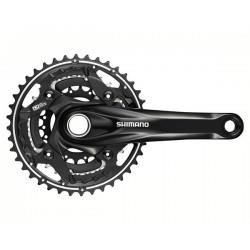 Andrenaj Shimano Deore FC-T611 3x10 V Brat 175mm Negru BB Inclus