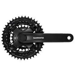 Angrenaj pedalier bicicleta copii SHIMANO Tourney TY FC-TY301 42x34x24T Brat 150 mm MTB