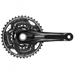 Angrenaj pedalier Shimano Deore FC-M622 40x30x22T 175mm 10V negru